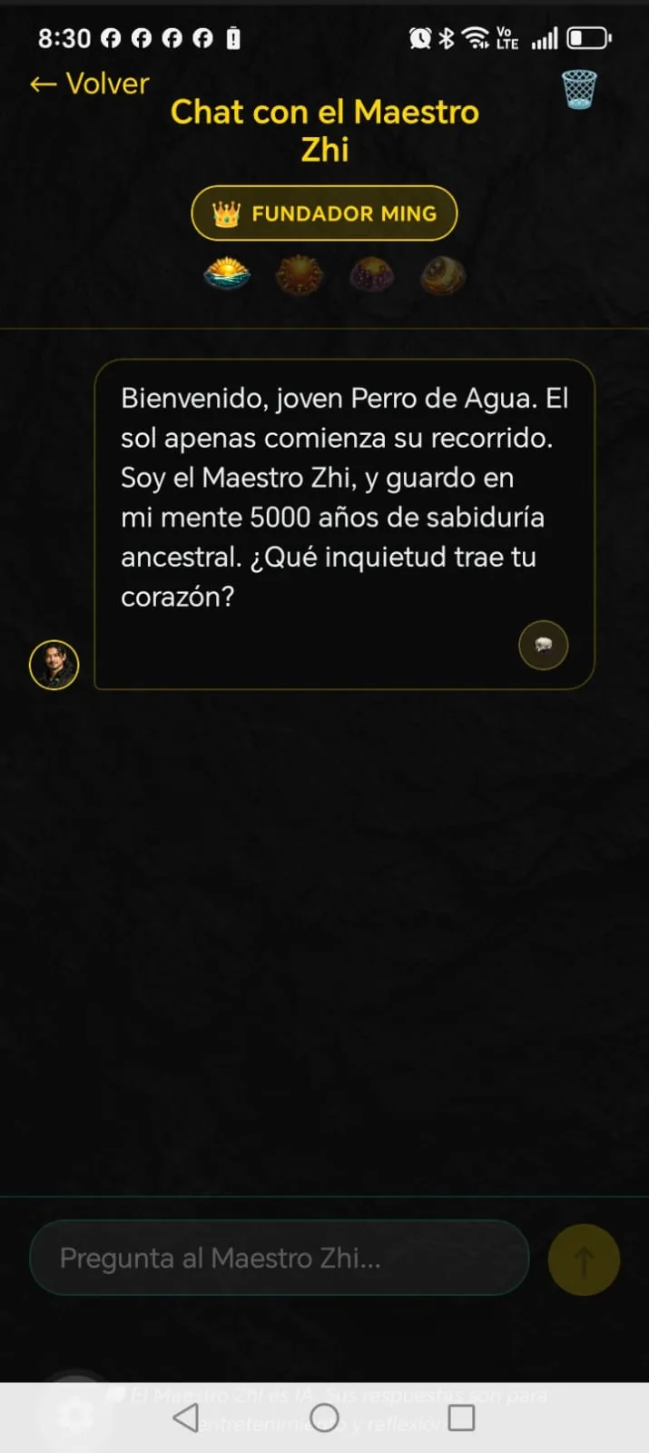 Conversa com o Mestre Zhi no MING